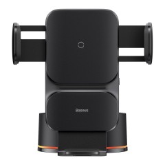 Suport Auto cu Incarcare Wireless 15W - Baseus Wisdom Alignment (CGZX000101) - Negru