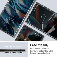 Folie pentru Samsung Galaxy S23 Ultra (set 2) - Spigen Neo Flex - transparenta transparenta