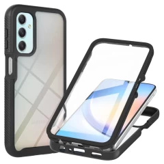 Husa pentru Samsung Galaxy A24 / A25 5G + Folie - Techsuit Defense360 Pro - Negru