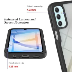 Husa pentru Samsung Galaxy A24 / A25 5G + Folie - Techsuit Defense360 Pro - Negru Negru