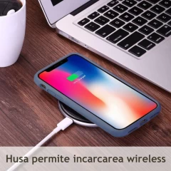 Husa pentru Samsung Galaxy A54 / A34 5G / Motorola Moto G72 - Techsuit Soft Edge Silicone - Albastru Albastru