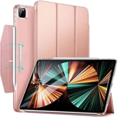Husa pentru iPad Pro 12.9 (2021 / 2022) - ESR Ascend Trifold - Roz Roz