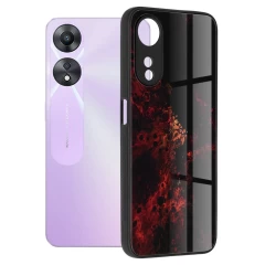 Husa pentru Oppo  A58 5G / A78 5G - Techsuit Glaze Series - Rosu Rosu