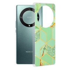 Husa pentru Honor Magic5 Lite - Techsuit Marble Series - Verde