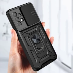 Husa pentru Samsung Galaxy A52 4G / A52 5G / A52s 5G - Techsuit CamShield Series - Negru Negru