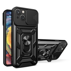 Husa pentru iPhone 14 - Techsuit CamShield Series - Negru