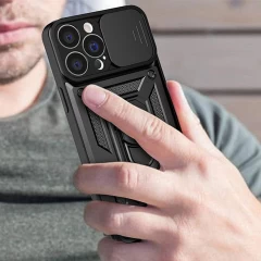 Husa pentru iPhone 14 - Techsuit CamShield Series - Negru Negru