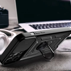 Husa pentru iPhone 14 - Techsuit CamShield Series - Negru Negru