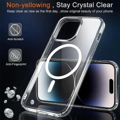 Husa pentru iPhone 13 - Techsuit MagSafe Pro - transparenta transparenta