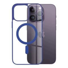 Husa pentru iPhone 14 Pro Max - Techsuit MagSafe Pro - Albastru Albastru