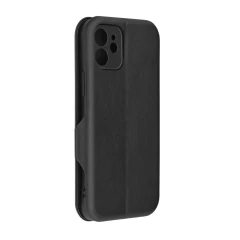Husa pentru iPhone 12 Techsuit Safe Wallet Plus, Black - Negru Negru
