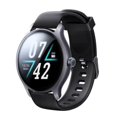 Ceas Rotund Inteligent IPS HD 1.28 inch, IP68 - JoyRoom (JR-FC1) - Gri Gri