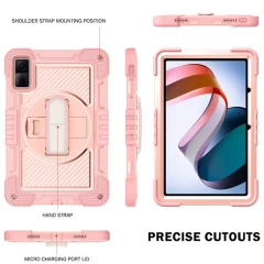 Husa pentru Xiaomi Redmi Pad - Techsuit StripeShell 360 - Roz Roz