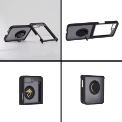 Husa pentru Samsung Galaxy Z Flip5 - Techsuit Glinth - Negru Negru