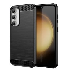 Husa pentru Samsung Galaxy S23 FE - Techsuit Carbon Silicone - Negru