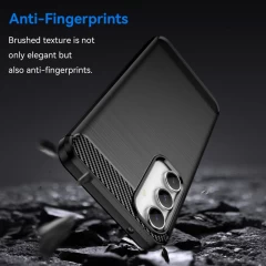 Husa pentru Samsung Galaxy S23 FE - Techsuit Carbon Silicone - Negru Negru
