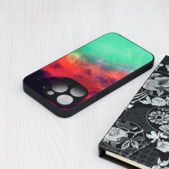 Husa pentru iPhone 15 Pro Max - Techsuit Glaze Series - Fiery Ocean Turcoaz