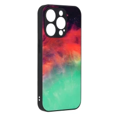 Husa pentru iPhone 15 Pro Max - Techsuit Glaze Series - Fiery Ocean Turcoaz