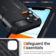 Husa pentru iPhone 11 - Techsuit Hybrid Armor Kickstand - Black Negru