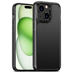 Husa pentru iPhone 15 - Techsuit Carbon Fuse - Black