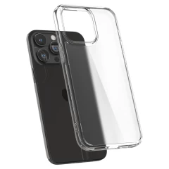 Husa pentru iPhone 15 Pro Max - Spigen Ultra Hybrid - Frost Clear transparenta