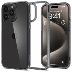 Husa pentru iPhone 15 Pro Max - Spigen Ultra Hybrid - Frost Clear