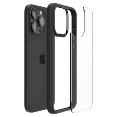 Husa pentru iPhone 15 Pro Max - Spigen Ultra Hybrid - Matte Black Negru