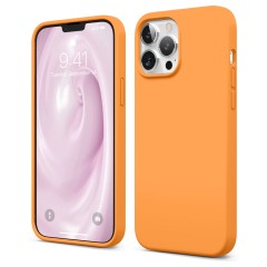 Husa iPhone 13 Pro Casey Studios Premium Soft Silicone - Nectarine