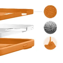 Husa iPhone 13 Pro Casey Studios Premium Soft Silicone - Nectarine Nectarine