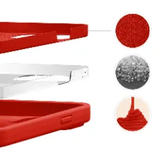 Husa iPhone 13 Pro Casey Studios Premium Soft Silicone - Red Red