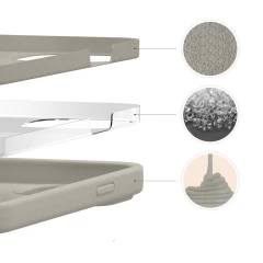 Husa iPhone 13 Pro Casey Studios Premium Soft Silicone - Gray Gray