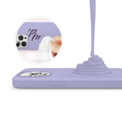 Husa iPhone 13 Pro Casey Studios Premium Soft Silicone - Light Lilac Light Lilac