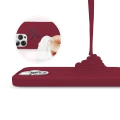 Husa iPhone 13 Pro Casey Studios Premium Soft Silicone - Rose Rose
