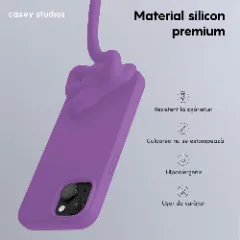 Husa iPhone 15 Plus Casey Studios Premium Soft Silicone