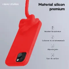 Husa iPhone 15 Plus Casey Studios Premium Soft Silicone