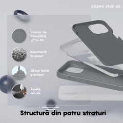 Husa iPhone 15 Pro Max Casey Studios Premium Soft Silicone
