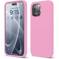 Husa iPhone 15 Pro Max Casey Studios Premium Soft Silicone Roz 