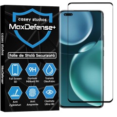Folie Sticla CASEY STUDIOS compatibila cu Honor Magic 4 Pro, Full Glue, Duritate Militara, Ultra HD, Anti Zgarieturi, Anti Amprente, Anti Socuri, Margini Negre