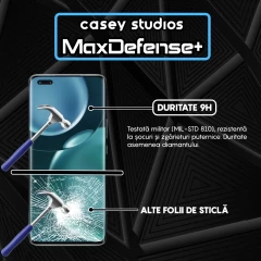 Folie Sticla CASEY STUDIOS compatibila cu Honor Magic 4 Pro, Full Glue, Duritate Militara, Ultra HD, Anti Zgarieturi, Anti Amprente, Anti Socuri, Margini Negre Negru