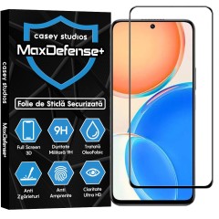 Folie Sticla CASEY STUDIOS compatibila cu Honor X8 4G / X8a, Full Glue, Duritate Militara, Ultra HD, Anti Zgarieturi, Anti Amprente, Anti Socuri, Margini Negre