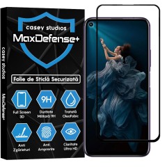 Folie Sticla CASEY STUDIOS compatibila cu Huawei Honor 20 / Honor 20 Pro / Mate 30 Lite / Nova 5T, Full Glue, Duritate Militara, Ultra HD, Anti Zgarieturi, Anti Amprente, Anti Socuri, Margini Negre