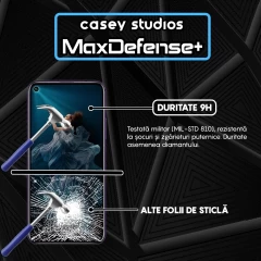 Folie Sticla CASEY STUDIOS compatibila cu Huawei Honor 20 / Honor 20 Pro / Mate 30 Lite / Nova 5T, Full Glue, Duritate Militara, Ultra HD, Anti Zgarieturi, Anti Amprente, Anti Socuri, Margini Negre Negru
