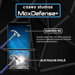 Folie Sticla CASEY STUDIOS compatibila cu Huawei Mate 10 Lite, Full Glue, Duritate Militara, Ultra HD, Anti Zgarieturi, Anti Amprente, Anti Socuri, Margini Negre Negru