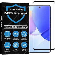 Folie Sticla CASEY STUDIOS compatibila cu Huawei nova 9 SE, Full Glue, Duritate Militara, Ultra HD, Anti Zgarieturi, Anti Amprente, Anti Socuri, Margini Negre