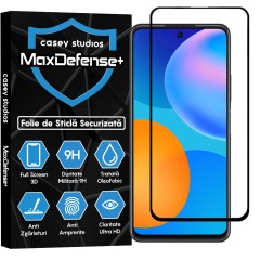Folie Sticla CASEY STUDIOS compatibila cu Huawei P smart 2021, Full Glue, Duritate Militara, Ultra HD, Anti Zgarieturi, Anti Amprente, Anti Socuri, Margini Negre