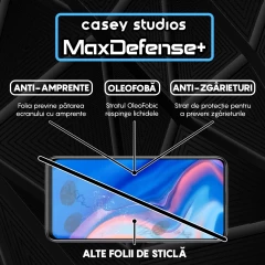 Folie Sticla CASEY STUDIOS compatibila cu Huawei P Smart Z / Y9 Prime 2019, Full Glue, Duritate Militara, Ultra HD, Anti Zgarieturi, Anti Amprente, Anti Socuri, Margini Negre Negru