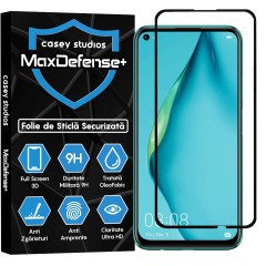 Folie Sticla CASEY STUDIOS compatibila cu Huawei P40 Lite 5G, Full Glue, Duritate Militara, Ultra HD, Anti Zgarieturi, Anti Amprente, Anti Socuri, Margini Negre