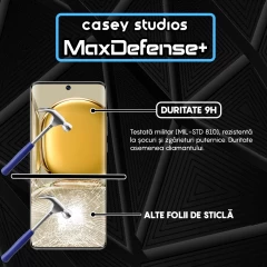 Folie Sticla CASEY STUDIOS compatibila cu Huawei P50, Full Glue, Duritate Militara, Ultra HD, Anti Zgarieturi, Anti Amprente, Anti Socuri, Margini Negre Negru