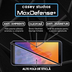 Folie Sticla CASEY STUDIOS compatibila cu Huawei Y5p, Full Glue, Duritate Militara, Ultra HD, Anti Zgarieturi, Anti Amprente, Anti Socuri, Margini Negre Negru