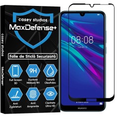 Folie Sticla CASEY STUDIOS compatibila cu Huawei Y6 2019 / Y6 Pro 2019 / Y6p / Honor 8A 2020, Full Glue, Duritate Militara, Ultra HD, Anti Zgarieturi, Anti Amprente, Anti Socuri, Margini Negre